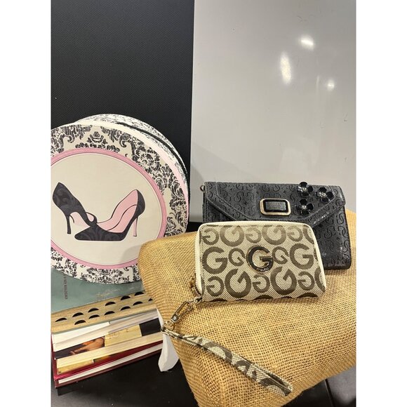 Guess Womens Logo Print CC Holder Wallets Set Of 2 - Picture 9 of 9